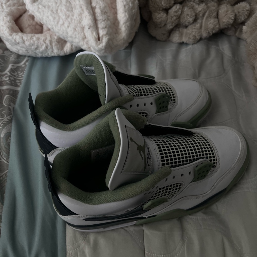 Women’s Green and White Sneakers